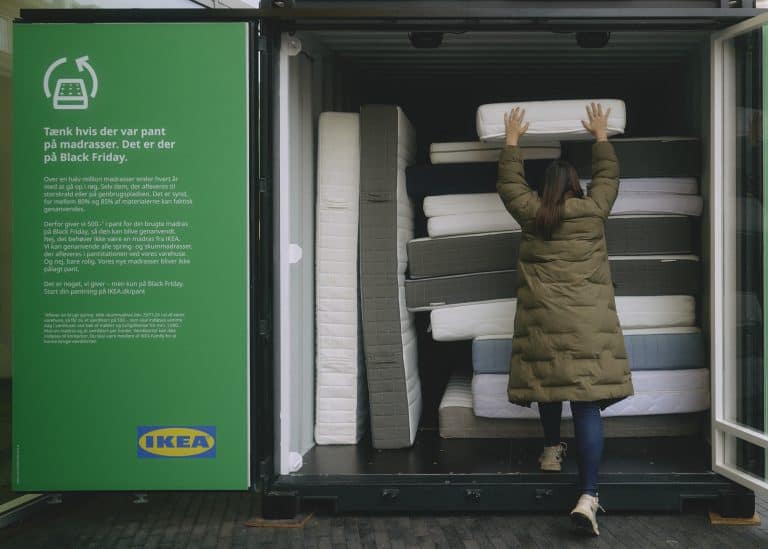 Få 500 kr for din gamle madras hos Ikea København