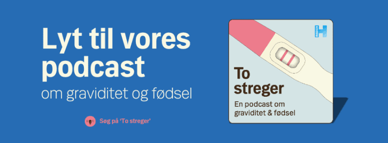 To Streger: Ny podcast om graviditet fra Region Hovedstaden